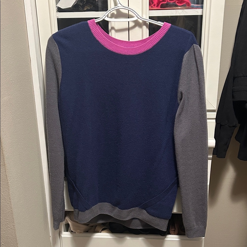 Colorblock Women's Cashmere Sweater